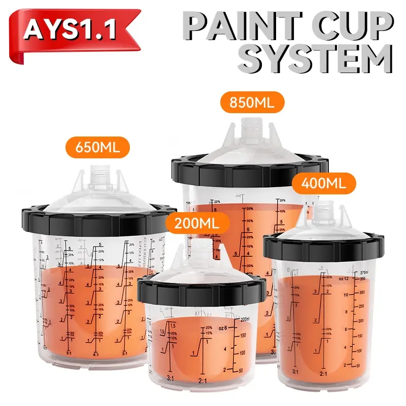 What are the advantages of disposable paint cups?