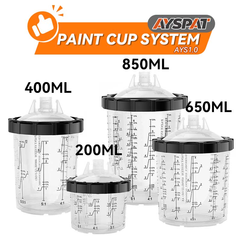 Is the era of cleaning spray gun cups over? This spray gun cup solves the double problem of cleaning cost and cleaning time.
