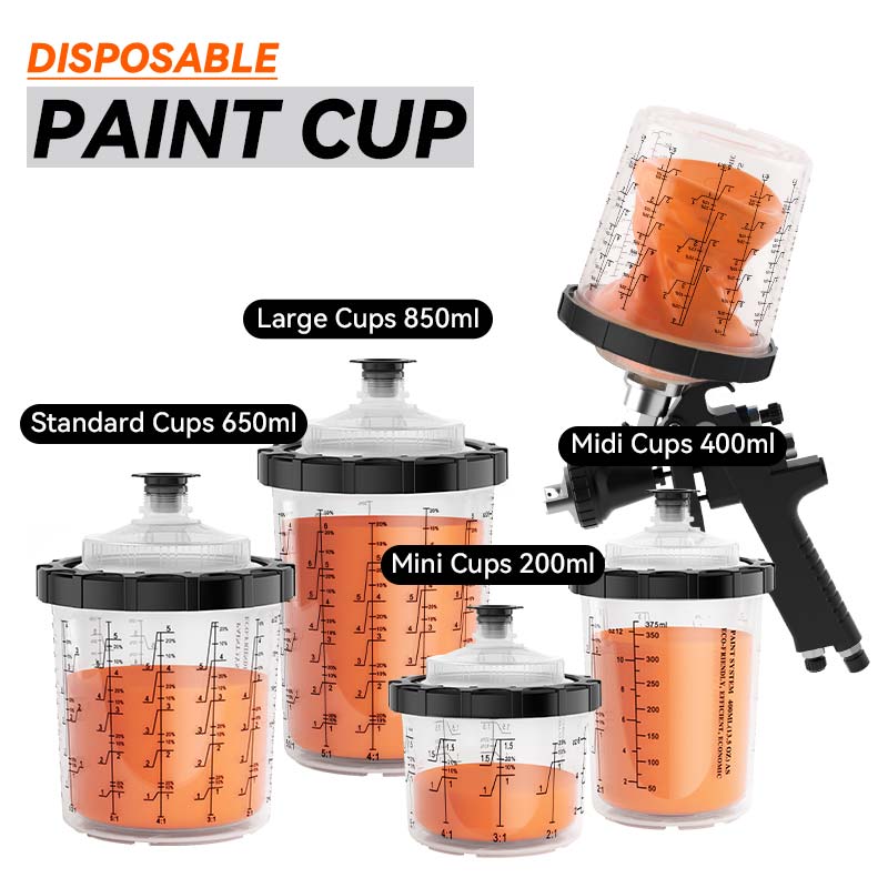 Dramatically reduce cleaning time and double spray efficiency: How does a disposable paint cup system put an end to wasted work hours?