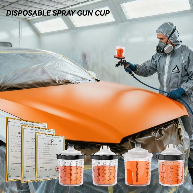 Color Changes Can Be Completed In Just Five Seconds - The Innovative Disposable Spray Gun Cup Improves Spraying Efficiency
